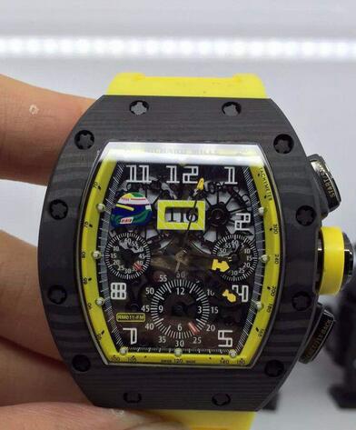 Richard Mille RM 011 replica Watch RM011 Felipe Massa Grand Prix Brazil Yellow